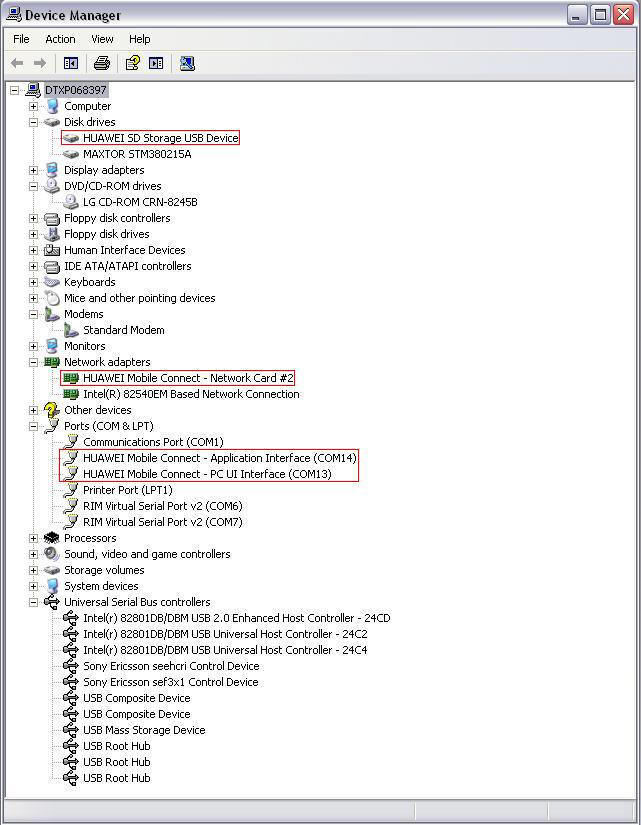 Huawei E392 USB Dongle Check drivers are installed correctly Help EE